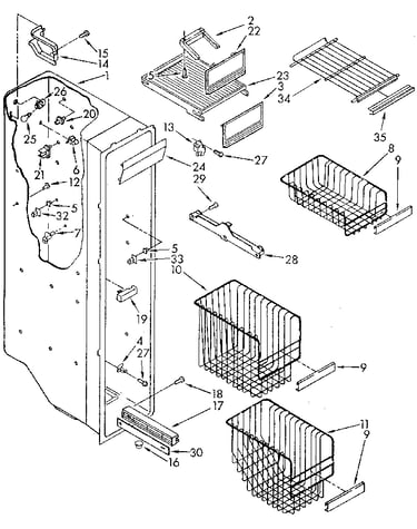 Freezer liner