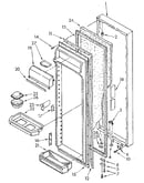 Refrigerator door
