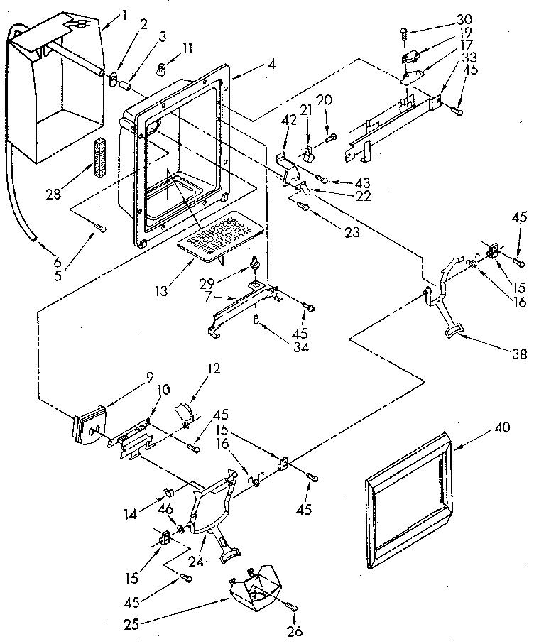 DISPENSER FRONT