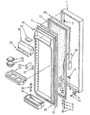 Refrigerator door