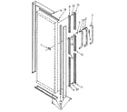 Kenmore 1069507951 refrigerator door handle and trim diagram