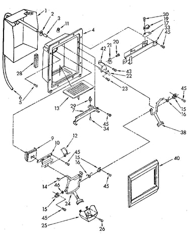 Dispenser front
