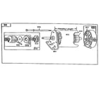 Briggs & Stratton 281707-0429-01 motor and drive assembly diagram