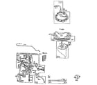 Briggs & Stratton 252707-0718-01 stator and carburetor assembly diagram