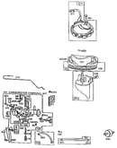 Stator and carburetor assembly