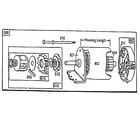 Briggs & Stratton 252707-0718-01 motor and drive assembly diagram