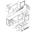 Kenmore 867768463 non-functional replacement parts diagram