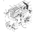 ICP NHGE100AH04 functional replacement parts diagram