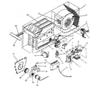 ICP NHGE125AK04 functional replacement parts diagram