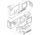 Kenmore 867762593 non-functional replacement parts diagram