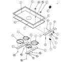 Amana AK2H35-P1131547N cooktop diagram