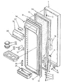 Refrigerator door