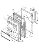 Refrigerator door
