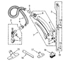 Kenmore 1162039082 hose and attachment diagram
