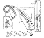 Kenmore 1162041082 hose and attachment diagram