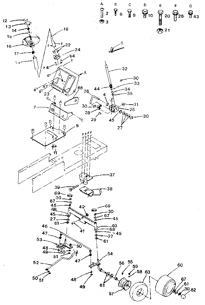 Steering and front axle