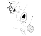 Kenmore 867769504 blower assembly diagram