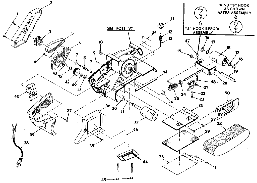 Gear and platen assembly