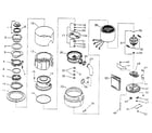 Kenmore 17560500 replacement parts diagram