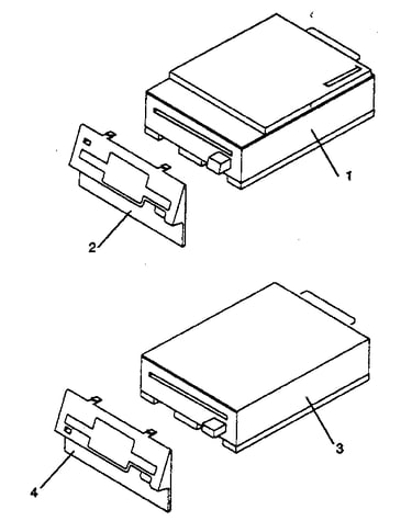 Assembly 3: diskette drive