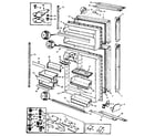 Jenn-Air JRT1215B/M9C67B doors diagram