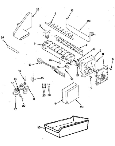Ice maker section