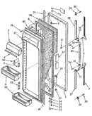 Refrigerator door