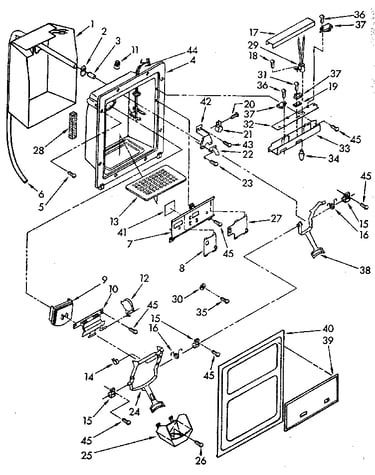 Dispenser front