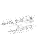 Motor and arm assembly