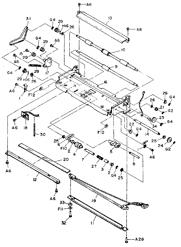 102. document feed unit, lower