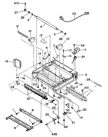 105. machine internal components