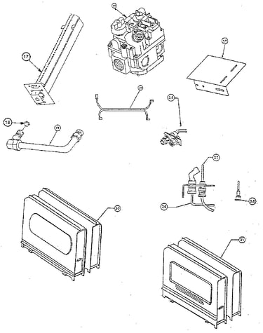 Heating units for both models