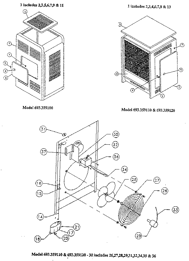 Blower assembly and cabinet