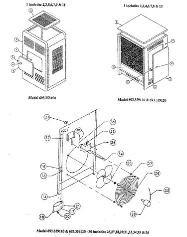 Blower assembly and cabinet