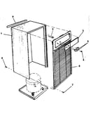 Cabinet and front panel