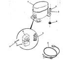 Kenmore 2538559410 compressor diagram