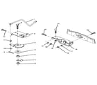 Craftsman 917256321 sector gear/axle support diagram