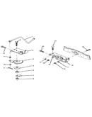 Sector gear/axle support
