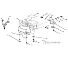 Craftsman 917256321 engine/throttle diagram