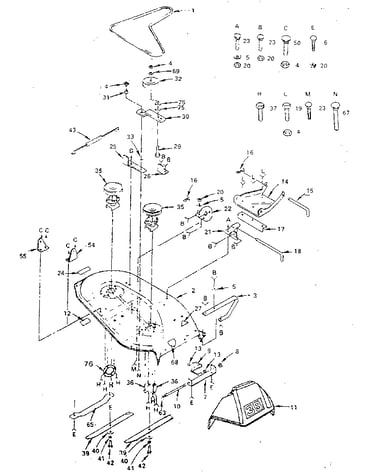 38" mower