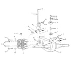 Craftsman 917254950 transaxle and pump assembly diagram