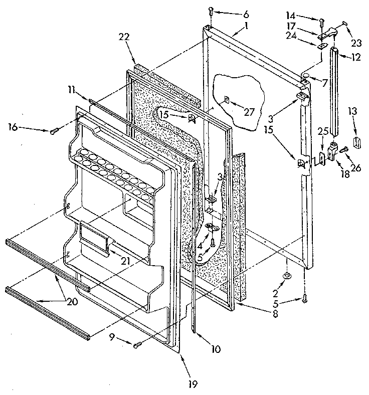 REFRIGERATOR DOOR