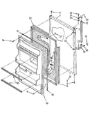 Refrigerator door
