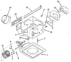 Kenmore 110985501 replacement parts diagram