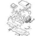 Craftsman 502254380 chassis & hood diagram