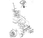 Craftsman 502254380 steering diagram