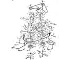 Craftsman 502254380 mower housing diagram