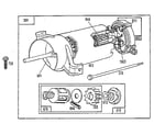 Briggs & Stratton 261777-0124-01 motor and drive assembly diagram