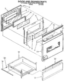 Door and drawer