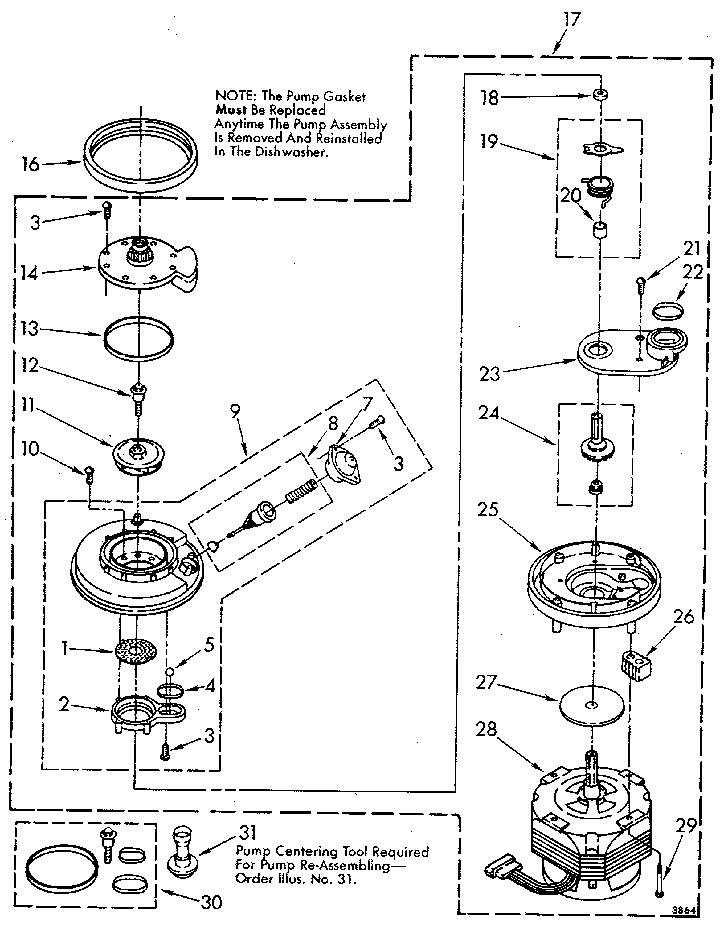 Pump and motor